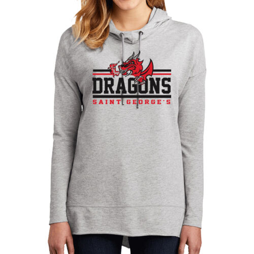 Ladies Lightweight Hooded Sweatshirt - Dragon Thumbnail