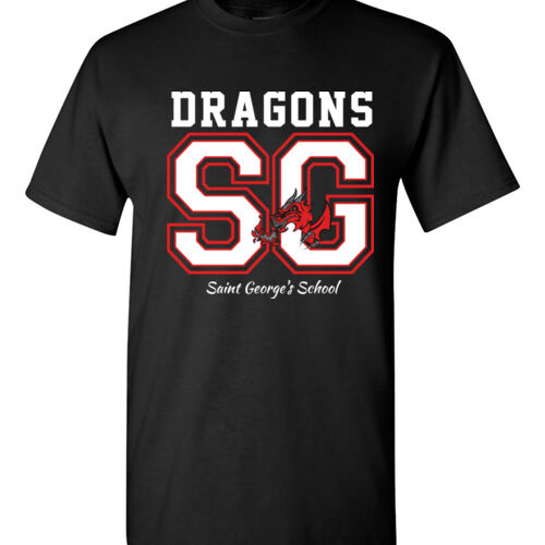 Adult Cotton Tee - Black SG Thumbnail