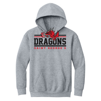 Youth Pullover Hoodie - Varsity Dragon Thumbnail