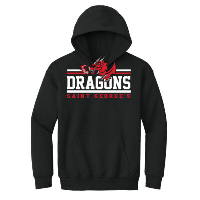 Youth Pullover Hoodie - Varsity Dragon Thumbnail