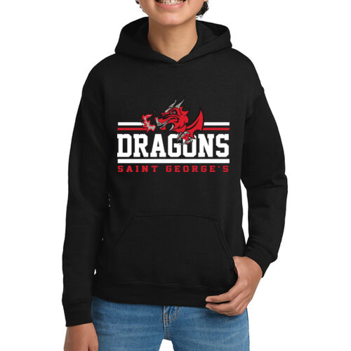 Youth Pullover Hoodie - Varsity Dragon Thumbnail