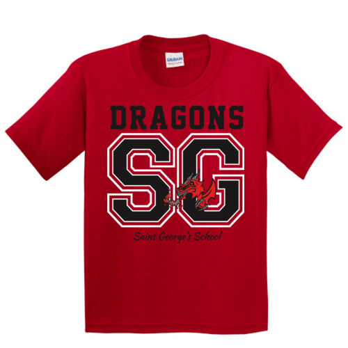 Youth Cotton Tee - Red SG Thumbnail