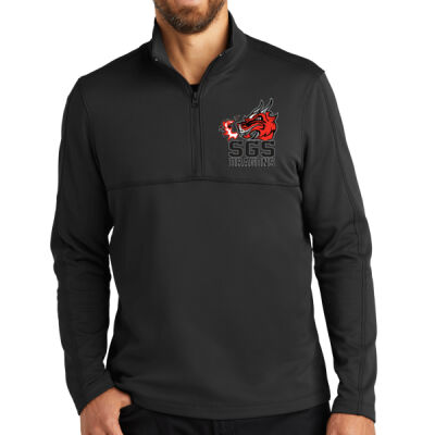 Mens Smooth Fleece 1/4 Zip_LCDragon Thumbnail